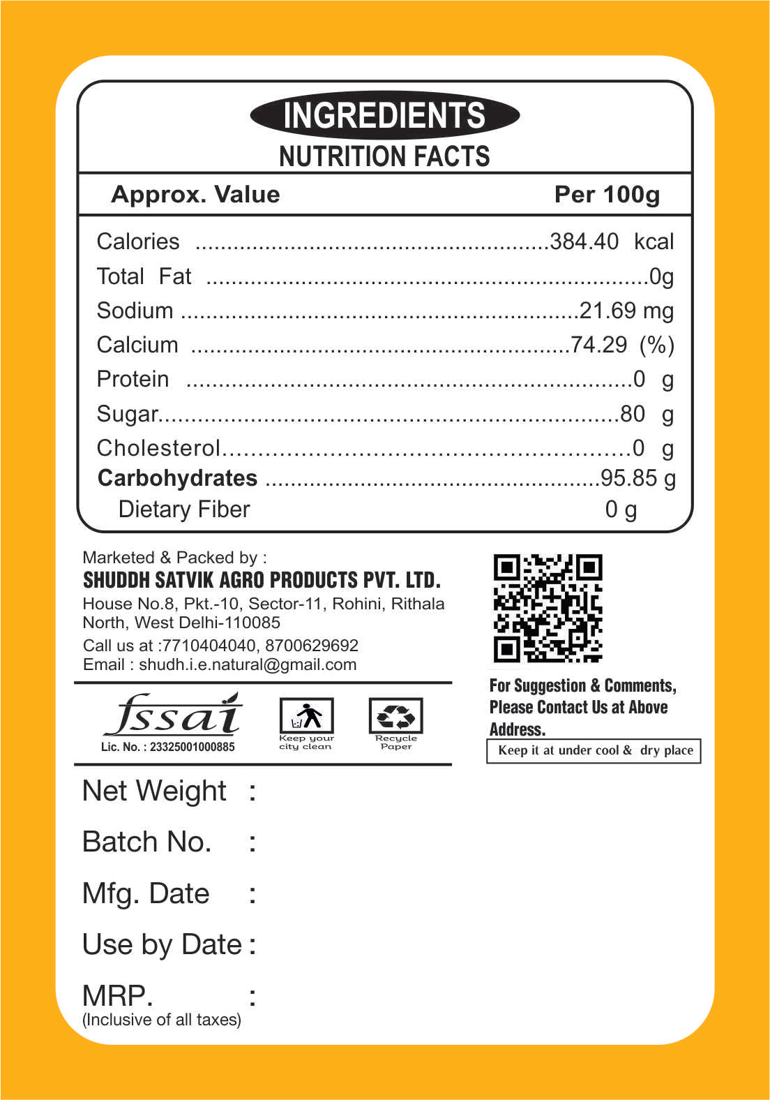 Jaggery Powder
